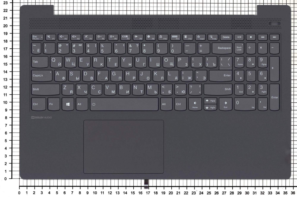 Клавиатура OEM для ноутбука Lenovo IdeaPad 5-15