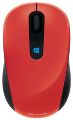 Беспроводная мышь Microsoft Sculpt Mobile Flame Red/Black (43U-00026)