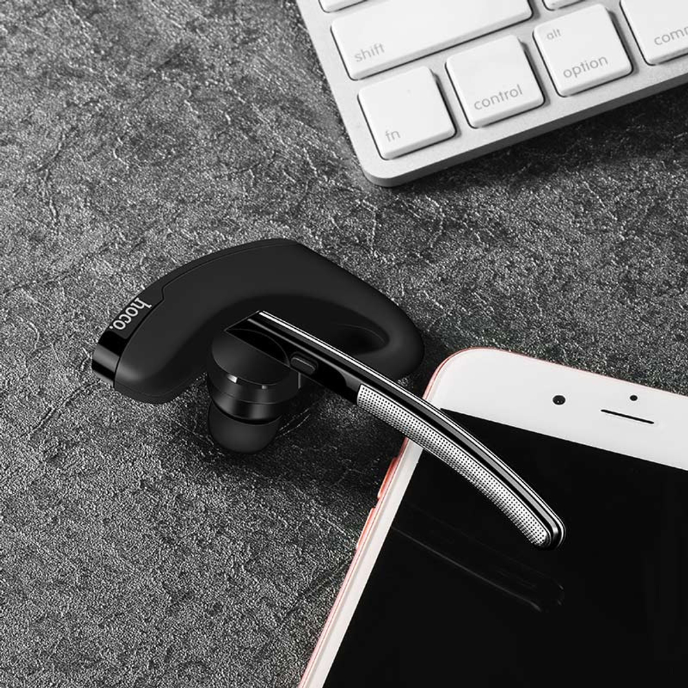 Гарнитура Bluetooth Hoco E15 Rede - Черная