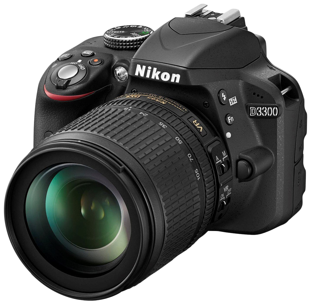 Фотоаппарат зеркальный Nikon D3300 18-105mm VR Black