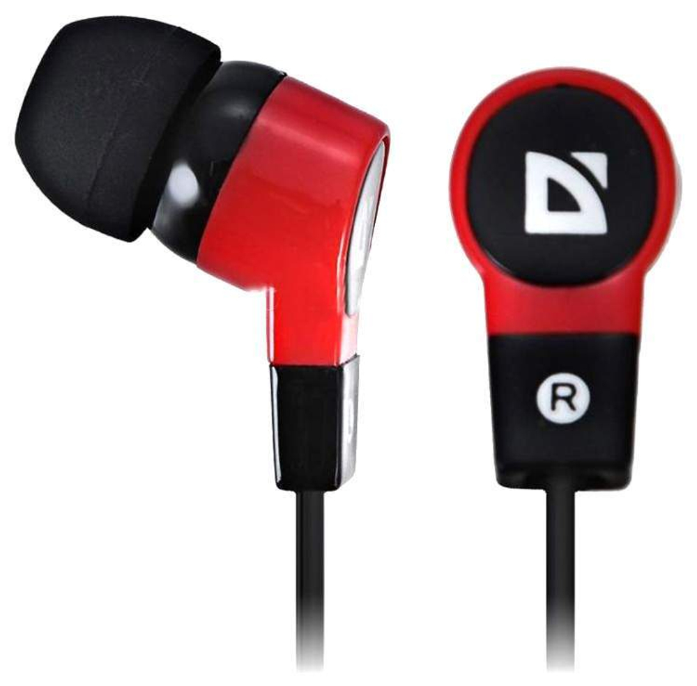 Наушники Defender Basic 619 Black/Red