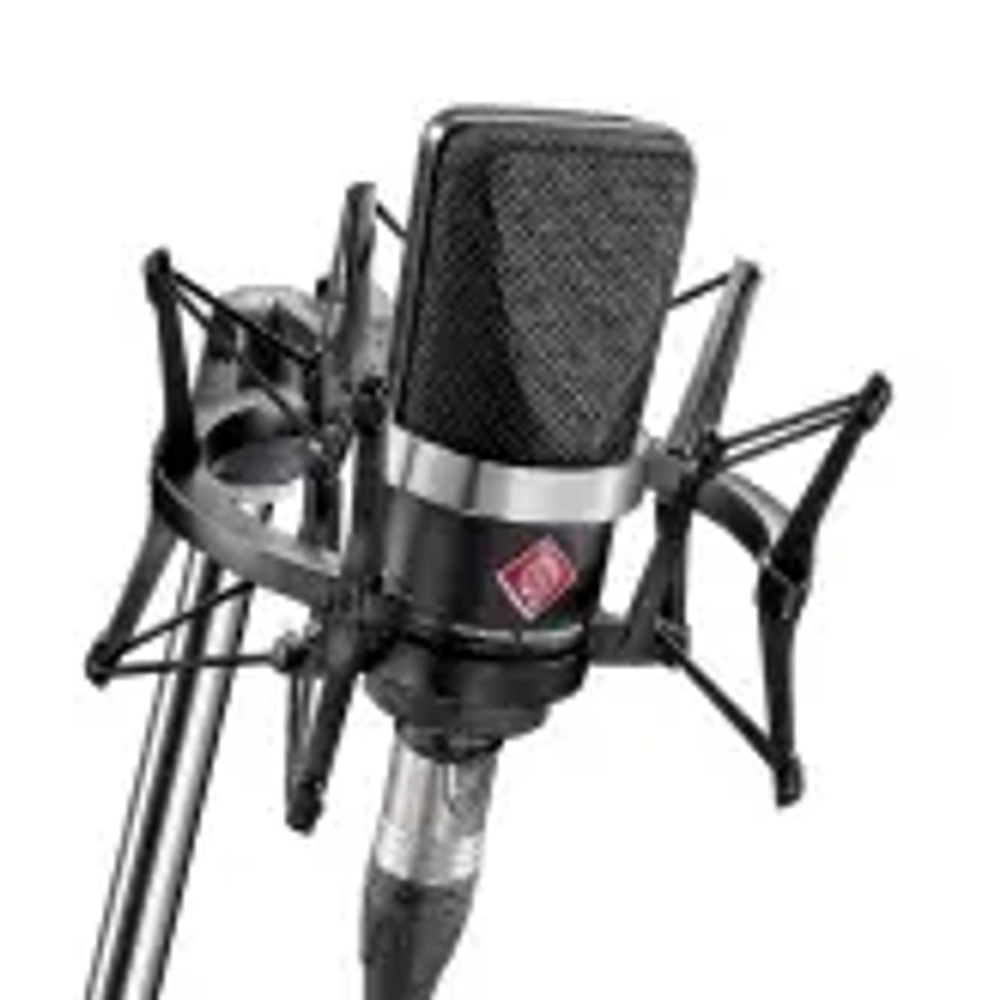 Комплект конденсаторных микрофонов Neumann TLM 102 Large-diaphragm Condenser Microphone with Stand and Cable - Matte Black