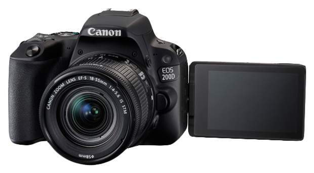 Фотоаппарат зеркальный Canon EOS 200D EF-S 18-55mm IS STM Black