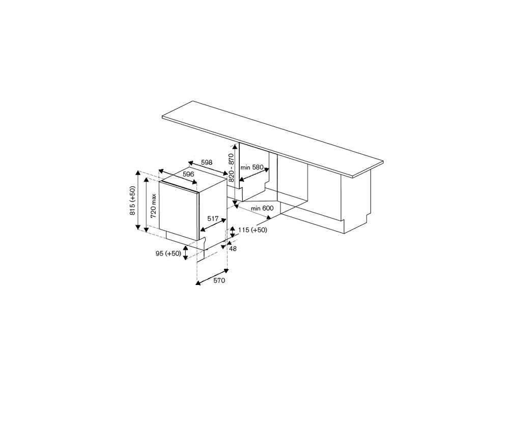 Встраиваемая посудомоечная машина Bertazzoni DW6083PRV