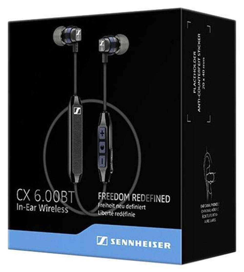 Беспроводные наушники Sennheiser CX 6.00BT Black