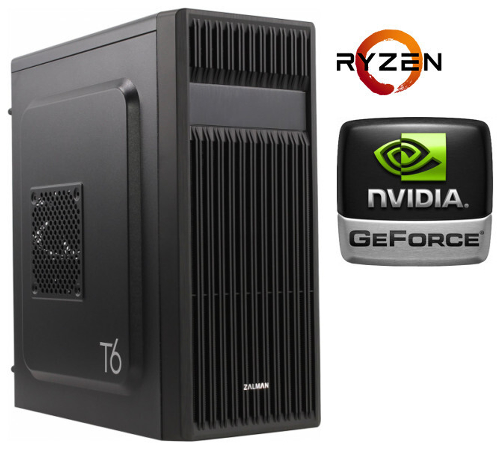Системный блок TopComp MG 51983623 Ryzen 3 4100/RTX 3050/SSD 240GB/HDD 2TB/RAM 16GB