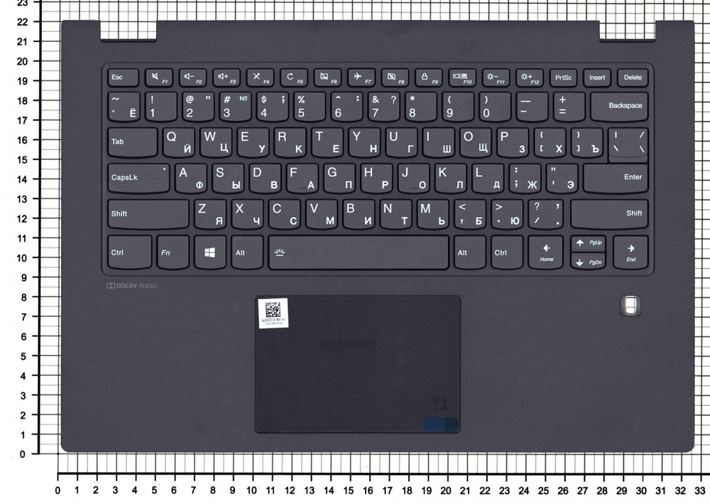 Клавиатура OEM для ноутбука Lenovo IdeaPad C340-14API, C340-14IML