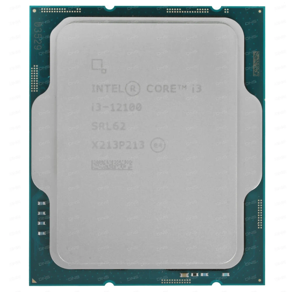 Процессор Intel Core i3-12100 BOX, LGA 1700