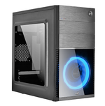 Системный блок SH i5-10400F/H510/DDR4 8Gb/SSD 500Gb/GT 1030 2Gb/ AС CS-105 Blue-Black