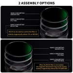 Комплект светофильтров K&F Concept 3 in 1 magnetic (MCUV+CPL+ND1000) 67мм SKU.1654