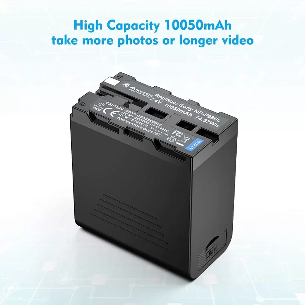 Аккумулятор универсальный Power Extra NP-F980L 3200 мА/ч