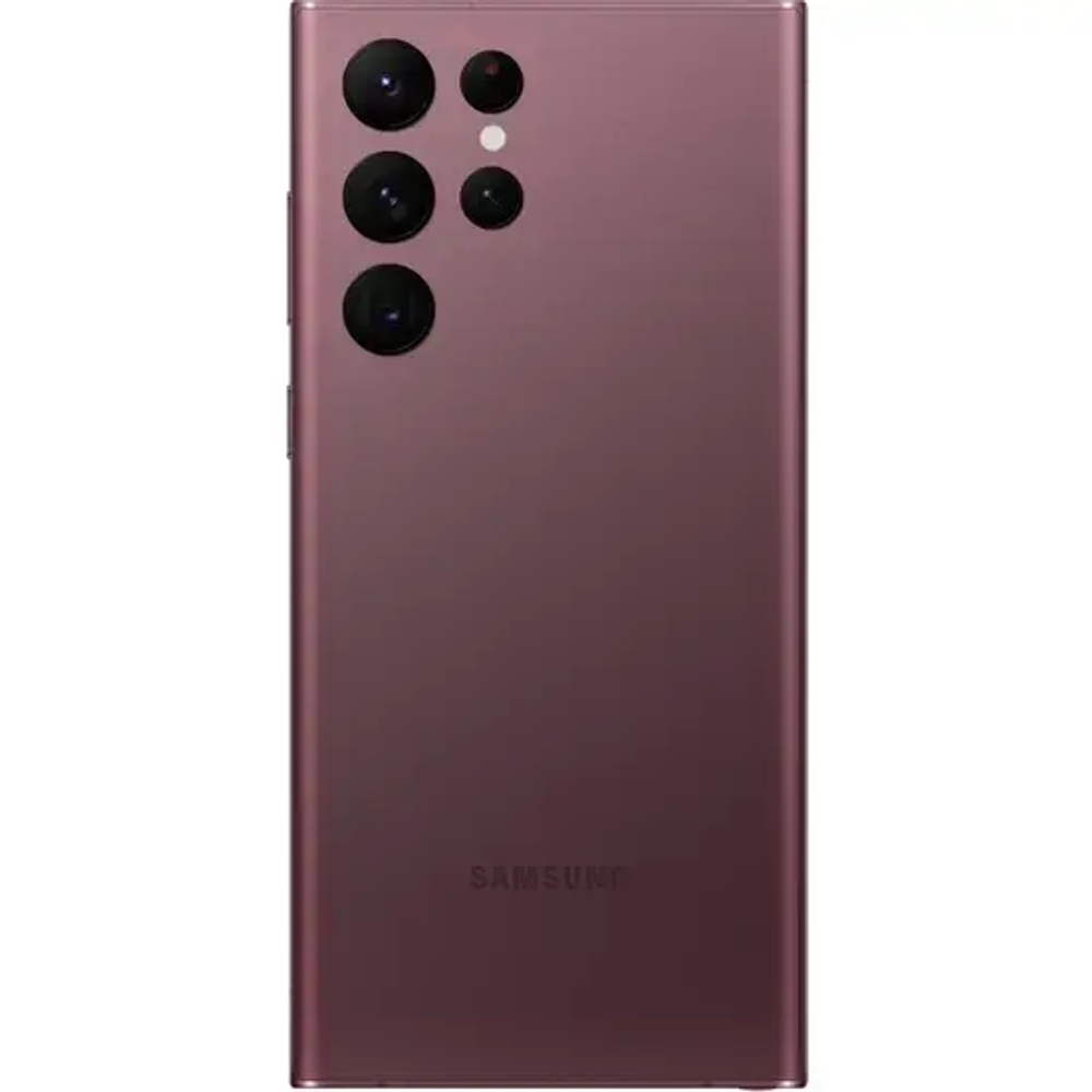 Смартфон Samsung Galaxy S22 Ultra 12/512GB, (Nano-Sim+E-Sim), бордовый