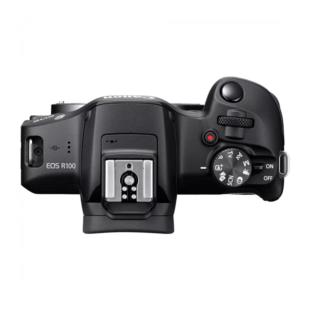 Фотоаппарат беззеркальный Canon EOS R100 KIT 18-45 IS STM Black
