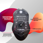 Беспроводная игровая мышь NoBrand М6 черный