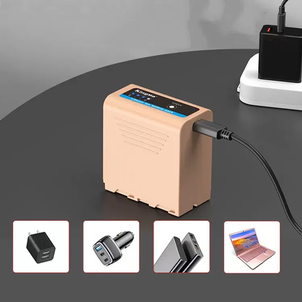 Аккумулятор Kingma NP-F970 7800mAh Type-C PD 20W