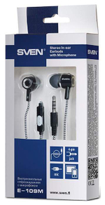 Наушники Sven E-109M Black/Grey