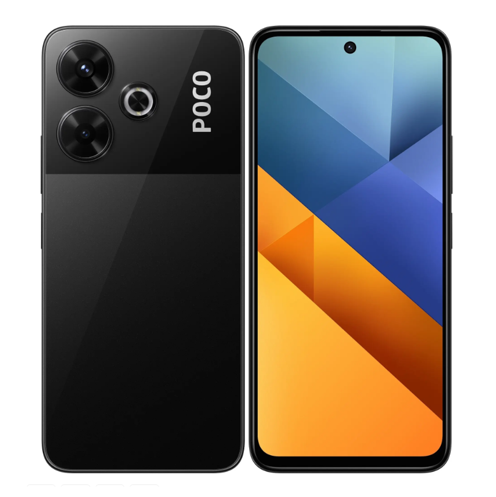 Смартфон Poco M6 4G 6/128GB black (7890676745)