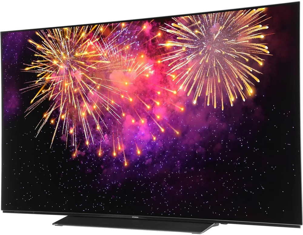 Телевизор Hyundai Android TV H-LED55OBU7700 55" OLED 4K Ultra HD Android TV черный