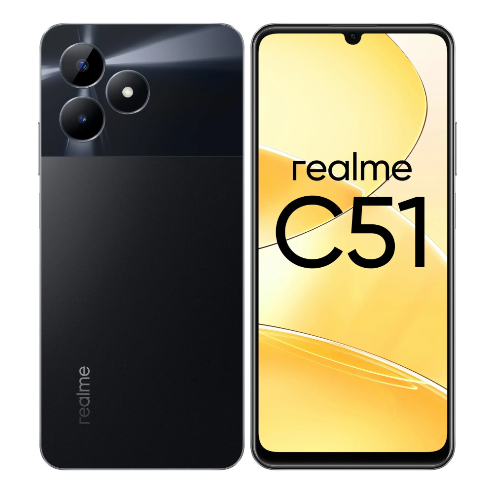 Смартфон Realme С51 4/128Gb черный (RMX3830)