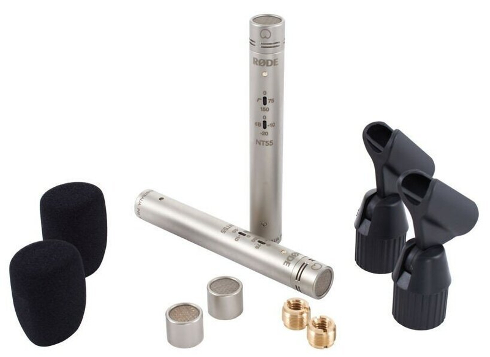 Rode NT55-MP разъем XLR 3 pin (M) никель, 2 шт