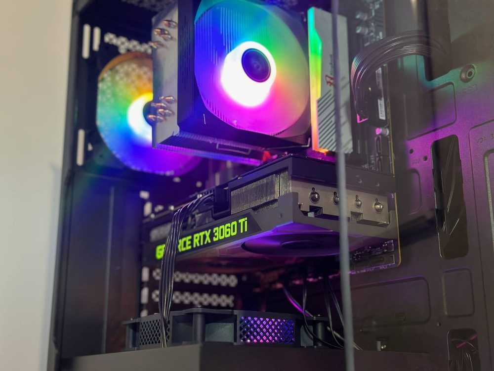 Игровой компьютер M-Stand 2.0: I5-10400 / RTX 3060 ti / 16GB DDR4 RAM / 500GB SSD / RGB