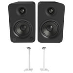 Полочная акустика Kanto YU4 with Stands SP9 (2 шт.) матовый белый/черный