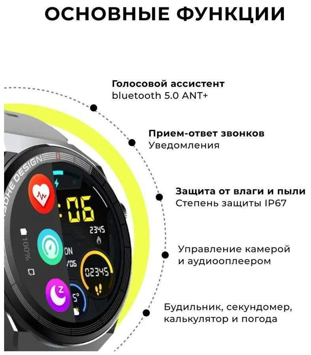 Смарт-часы Лучшее Для Лучших 5 Pro серебристый (SmartX 5 Pro)
