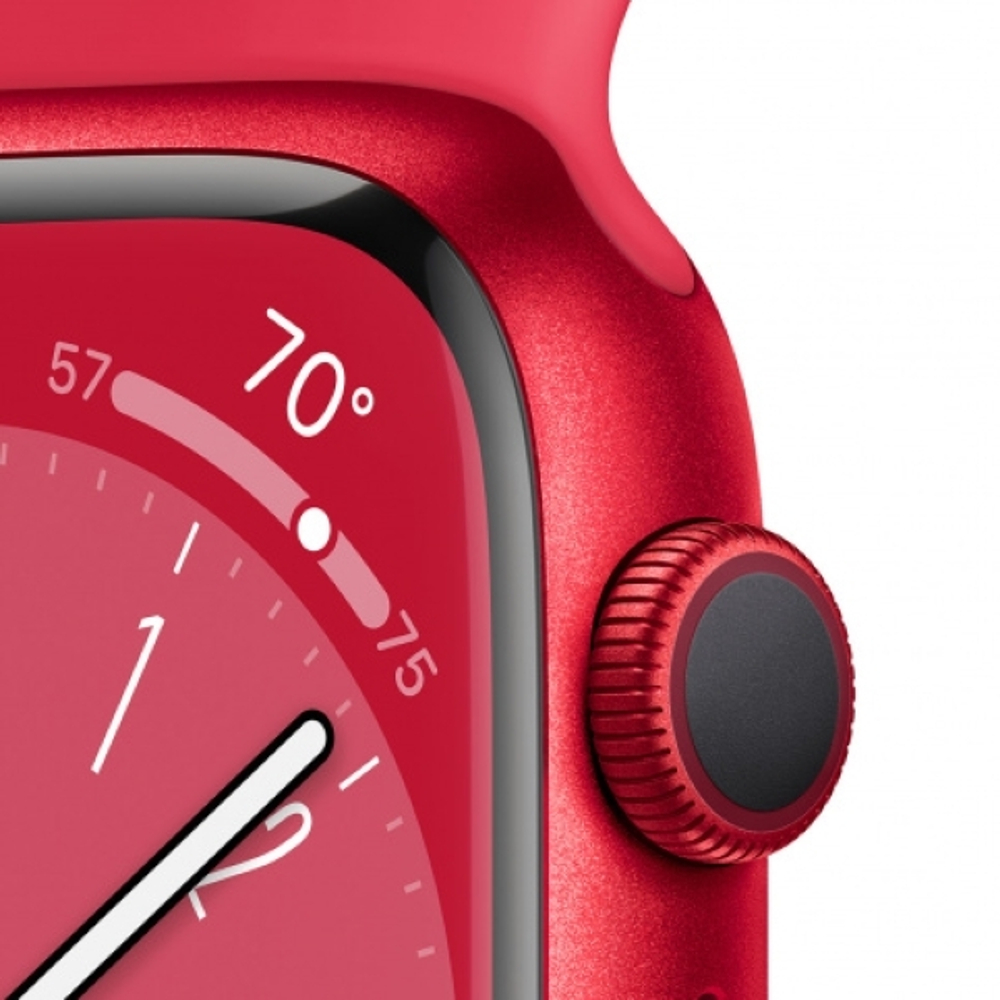 Смарт-часы Apple Watch Series 8 41mm (PRODUCT)RED Aluminium Sport S/M