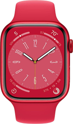 Умные часы Apple Watch Series 8 45mm Aluminium Case (PRODUCT) RED Sport Band M/L