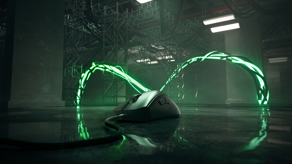 Проводная игровая мышь Razer DeathAdder V3 черный (RZ01-04640100-R3M1)