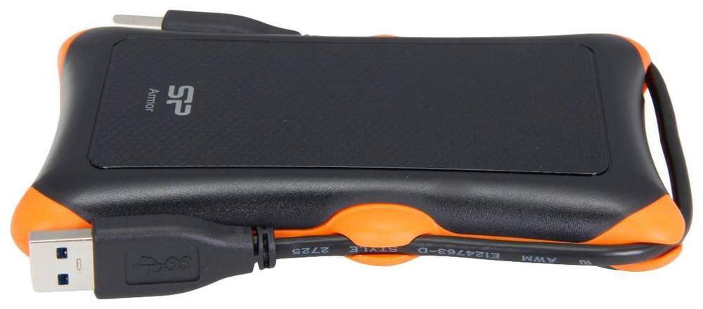Внешний диск HDD Silicon Power Armor 1TB Orange/Black (SP010TBPHDA30S3K)