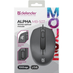 Проводная мышь DEFENDER Alpha MB-507 черный (52507)