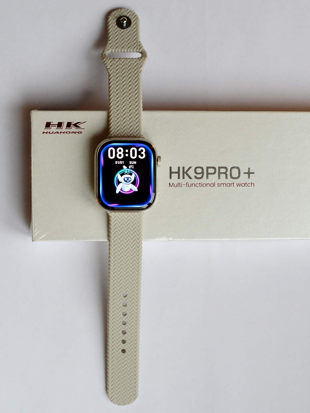 Смарт-часы HK9 Pro+ AMOLED 45 мм 2Гб два ремешка