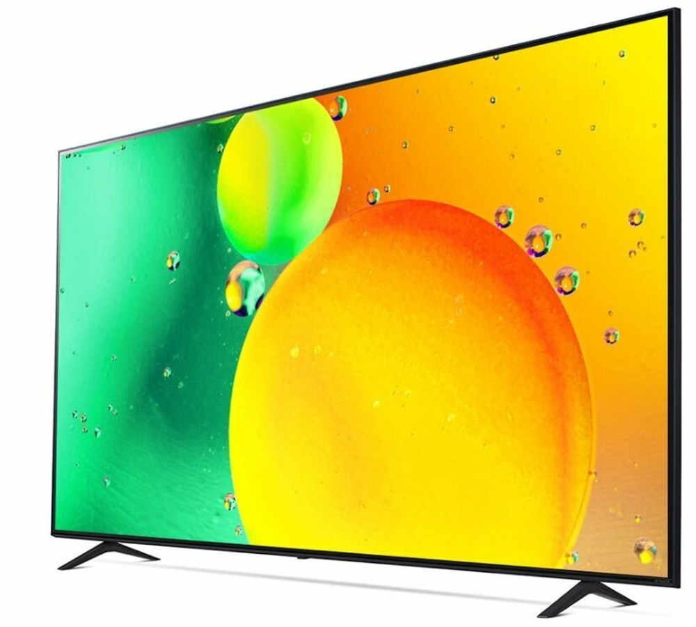 86" телевизор LG 86NANO756QA (2022) черный