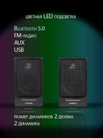 Колонки компьютерные NATIONAL NAS-0240 Brown/Black