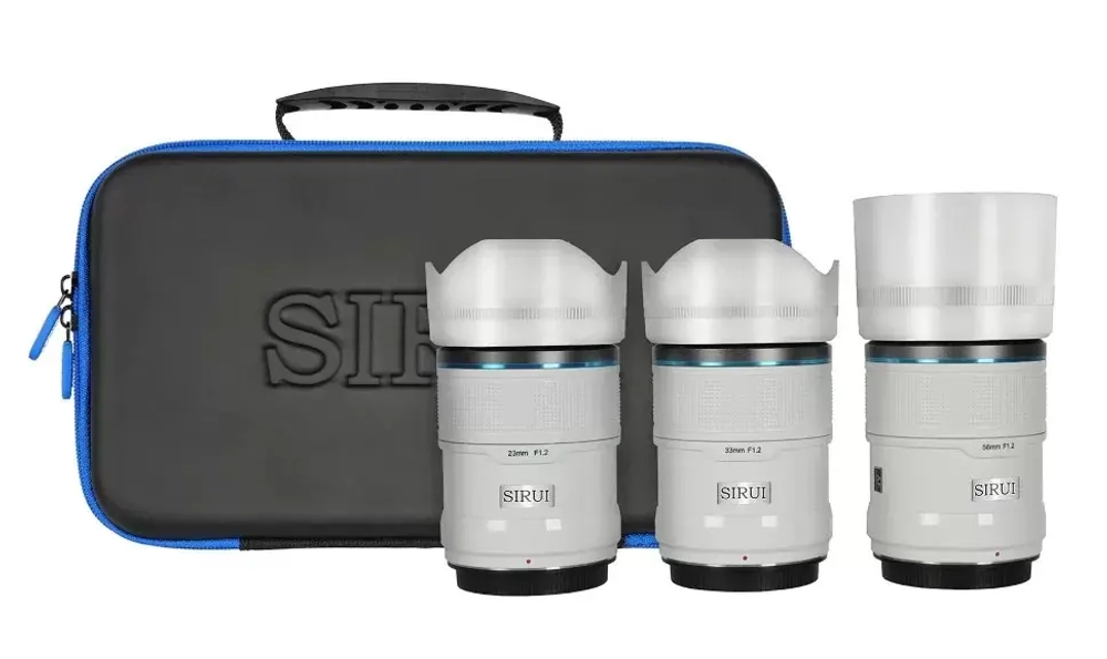Комплект объективов Sirui Sniper 23/33/56mm F1.2 X-Mount White