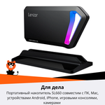 Внешний SSD диск Lexar SL660 Portable SSD 1TB