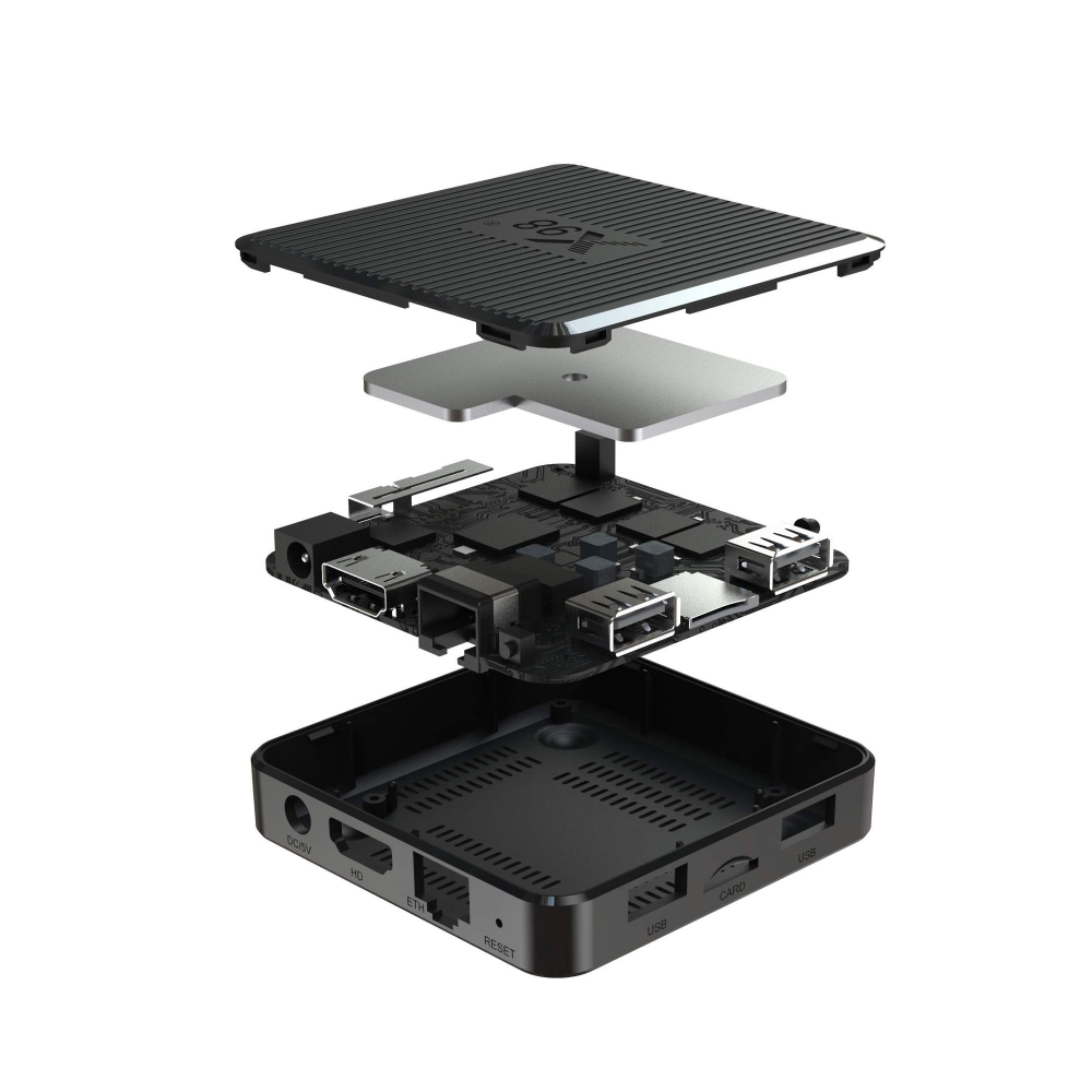 Смарт ТВ приставка DGMedia X98Q, Андроид медиаплеер 1/8 Gb, Amlogic S905W2