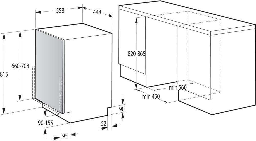 Встраиваемая посудомоечная машина Gorenje GV52041