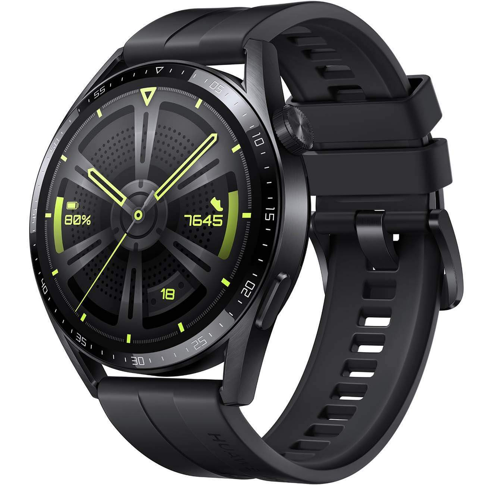 Смарт-часы Huawei watch GT 3 JPT-B29 Black SS/Black Fluoroelastomer (55028464)