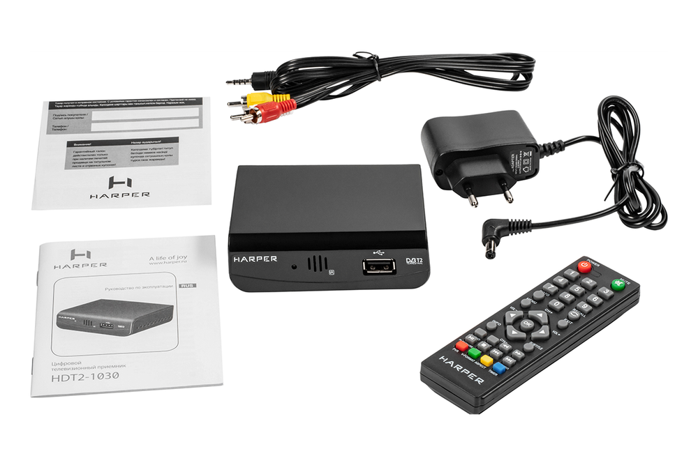 DVB-T2 приставка Harper HDT2-1030 Black