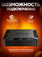 Смарт-приставка Vontar X96Q 2/16Гб (настройка SmartBox Allwinner H313)