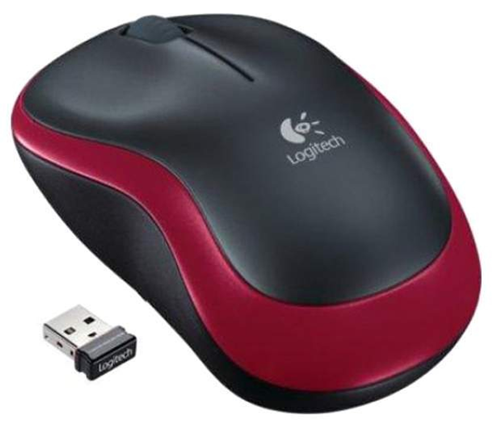 Проводная/беспроводная мышь Logitech M18 Red/Gray (910-002240)