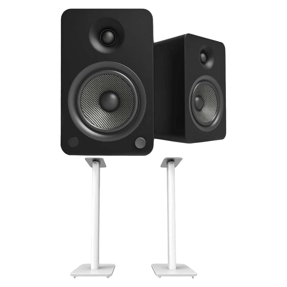 Полочная акустика Kanto YU6 with Stands SP26PL (2 шт.) черный