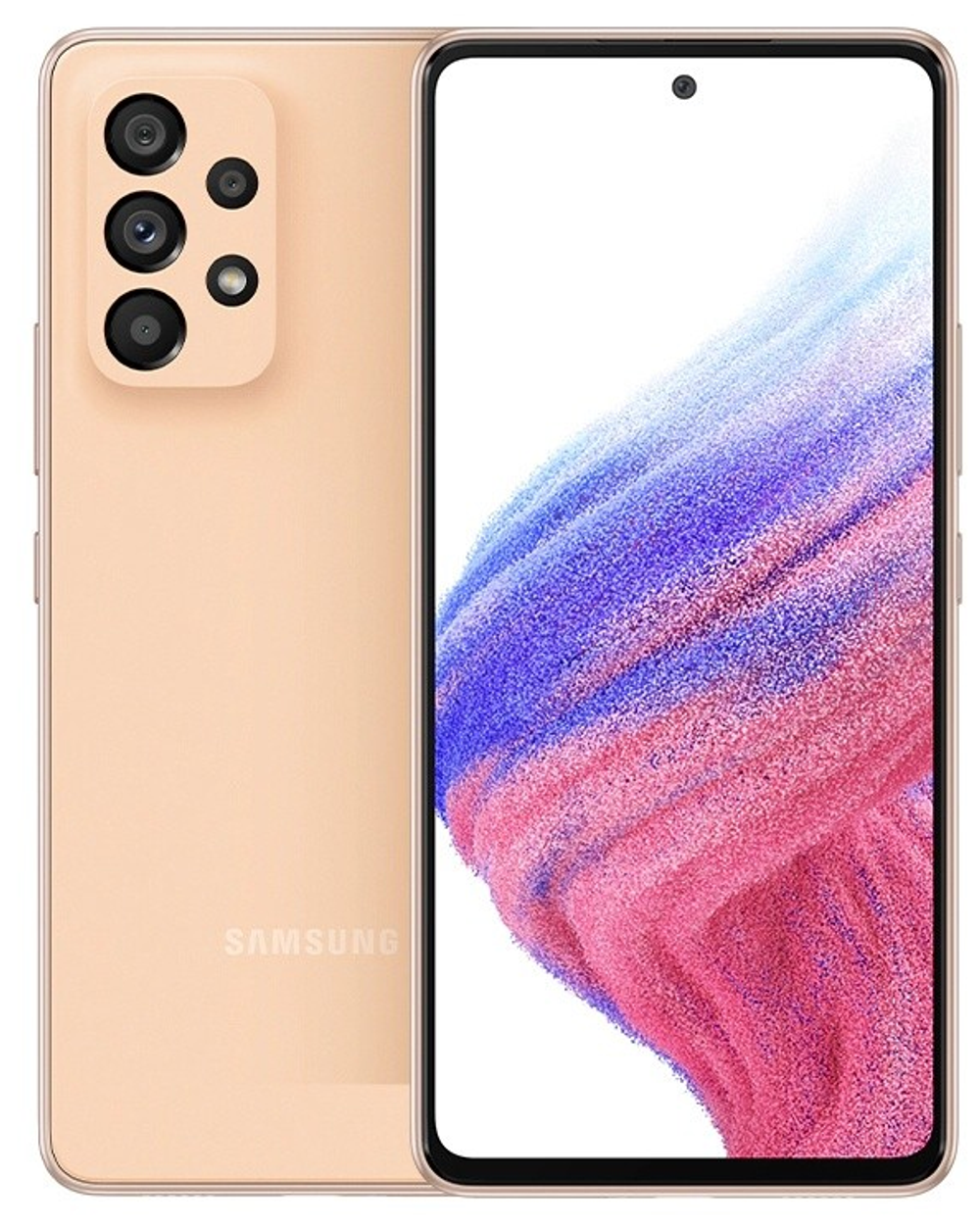 Смартфон Samsung Galaxy A53 5G 6/128 персиковый