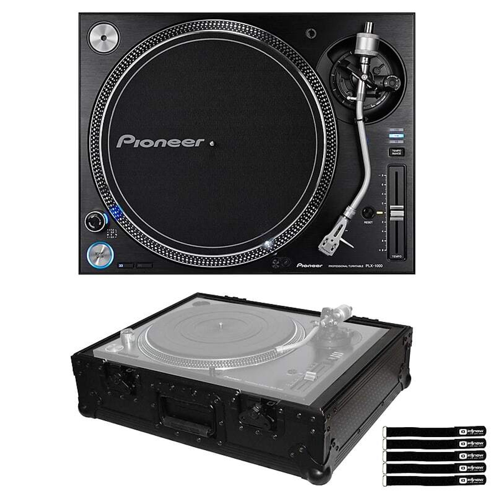 Pioneer DJ PLX-1000 Direct Drive Professional Turntable с чехлом Black Road Pioneer DJ PLX-1000 Direct Drive Professional Turntable w Black Road Case