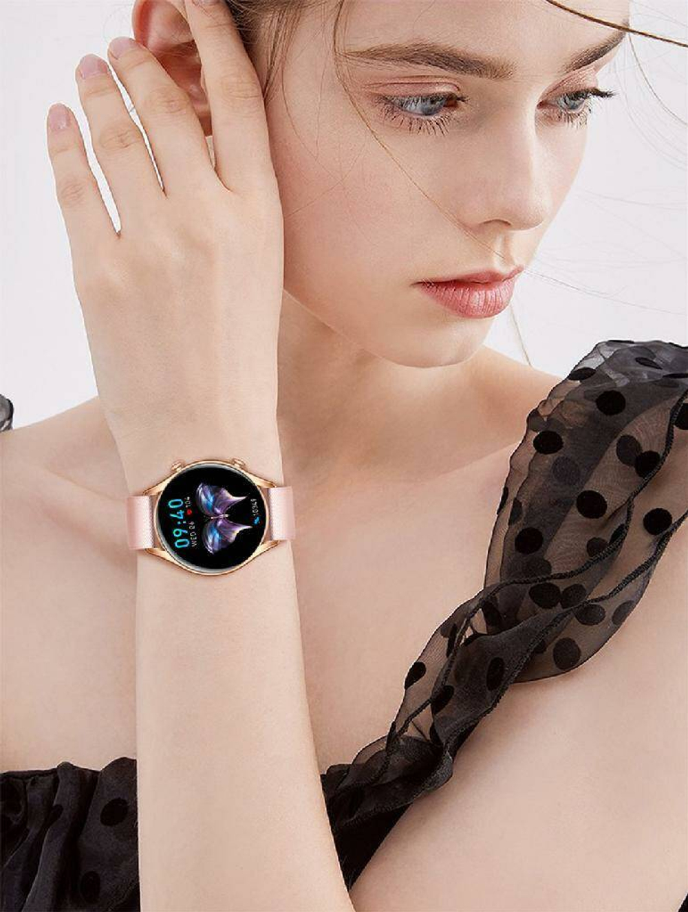 Умные часы Colmi i20 Silicone Strap Gold-Pink