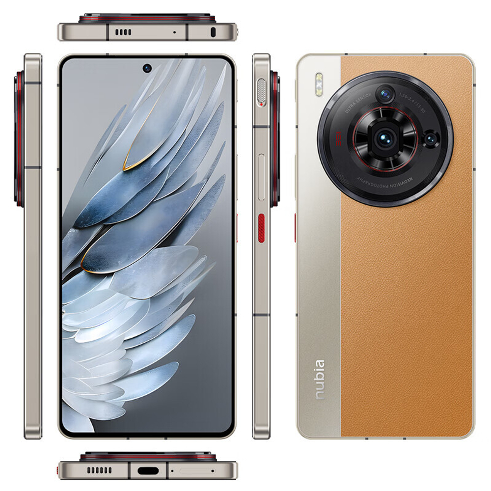 Смартфон Nubia Z50S Pro, 12Гб/1Тб, 2 Nano-SIM, хаки