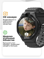 Детские смарт-часы Wonlex KT26S 4G черный (KT26S_Black)