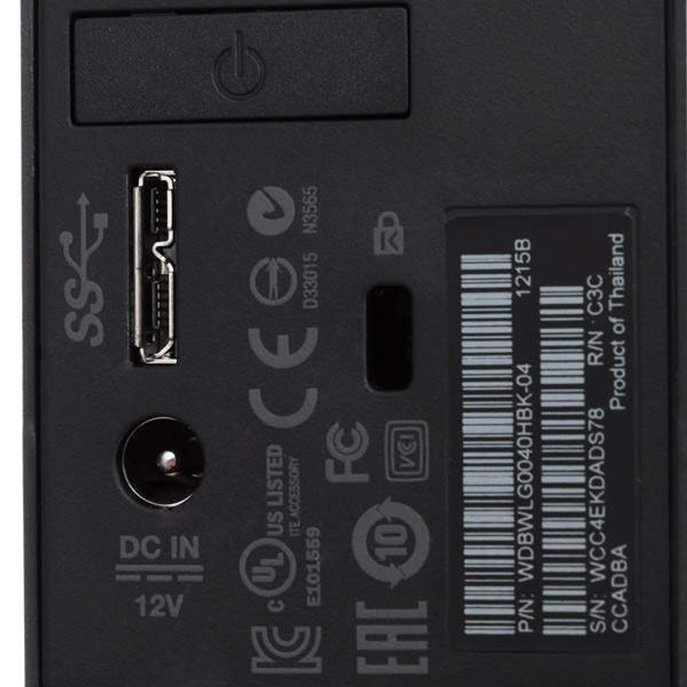 Внешний жесткий диск WD Elements Desktop 4ТБ (WDBWLG0040HBK-04)
